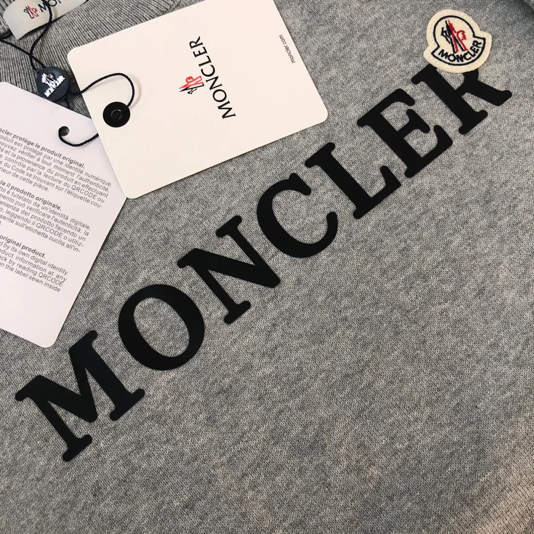 P115，MON*CLER 💥 New Arrival ～ Classic 。 ， ， ， ， ， 。 ， logo ， Versatile Hot Sale⚠️⚠️✨✨ ！ ！ ：Black White Gray Size：M L XL XXL 3XL